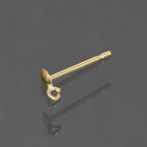 K18金　まとめ売り　ピアスキャッチ　丸カン付き　18個　9ピア　セット Amazon | ピアスキャッチK18(18金)ダブルロック・2ペア(4コ)セット