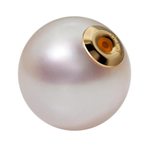 【1個売り】 ピアスキャッチ 18金 イエローゴールド あこや真珠キャッチ 7.5mm〜8.0mm玉...