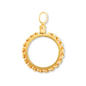 1個売り】 コイン空枠パーツ PT850 プラチナ メイプルリーフプラチナ貨