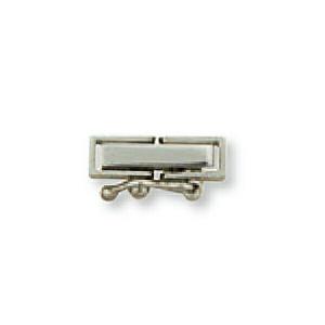 1個売り】 留め具 PT850 プラチナ 中折れ式留具 セーフティー付き 縦