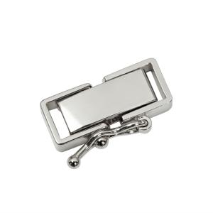 1個売り】 留め具 PT850 プラチナ 中折れ式留具 セーフティー付き 縦