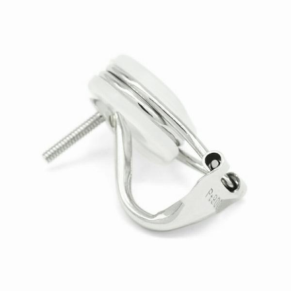 【1個売り】 イヤリングパーツ PT900 プラチナ クリップ式イヤリングパーツ つきさし付き プレ...