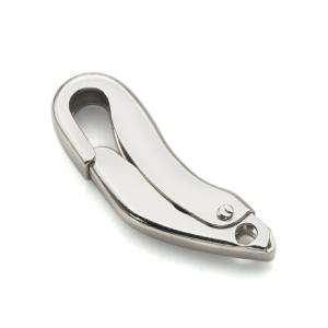 1個売り】 留め具 PT850 プラチナ 小フック 縦9.0mm 横4.9mm カニカン 