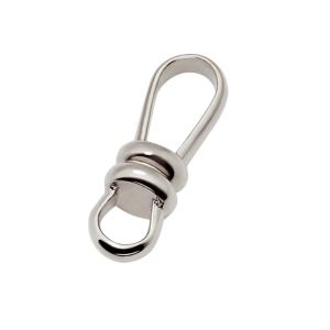 1個売り】 エンドパーツ PT850 プラチナ フック受け金具 縦4.0mm 横