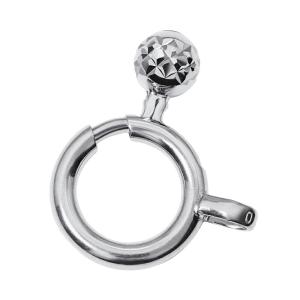 1個売り】 留め具 PT850 プラチナ 引き輪 直径6.0mm ヒキワ クラスプ