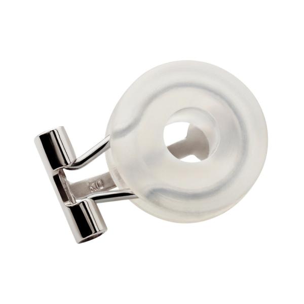 【1個売り】 イヤリングパーツ 10金 ホワイトゴールド クリップ式イヤリングパーツ つきさし付き ...