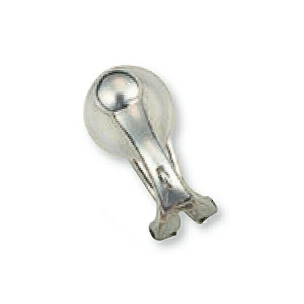 【1個売り】 イヤリングパーツ 14金 ホワイトゴールド クリップ式イヤリングパーツ 丸カン付き キ...