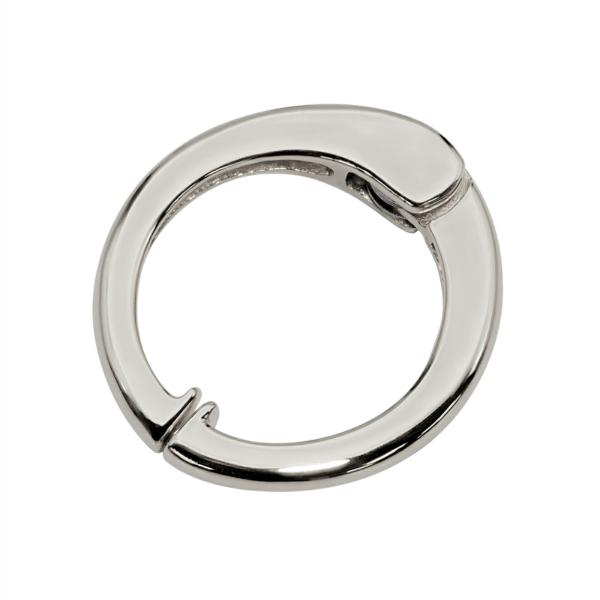 【バラ売り/1個】 イヤリング 14金 ホワイトゴールド ピアリング 微調整タイプ ラウンド型 軽量...