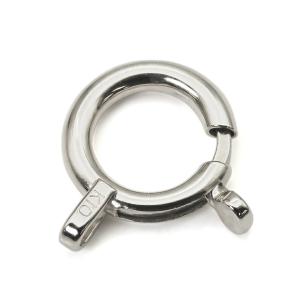 1個売り】 留め具 PT850 プラチナ 引き輪 直径5.0mm ヒキワ クラスプ