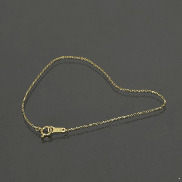 ブレスレット チェーン 10金 イエローゴールド 小豆チェーン 幅0.7mm｜鎖 K10YG k10...