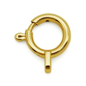 1個売り】 留め具 14金 ホワイトゴールド パール用差し込み式クラスプ