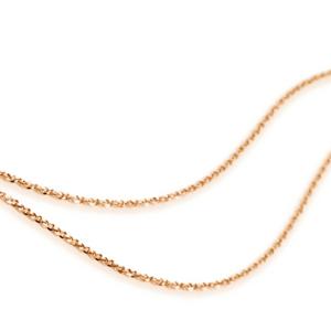 ブレスレット チェーン 18金 ピンクゴールド 4面カット喜平チェーン 幅