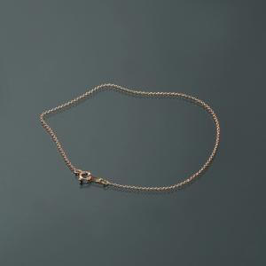 アンクレット チェーン 18金 イエローゴールド 2面カット喜平チェーン
