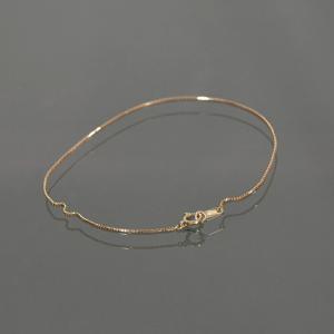 【美品】 K18 2連ブレスレット✨ ブレスレット 18金 K18 18k 2連 スクリュー アズキ チェーン ブレス