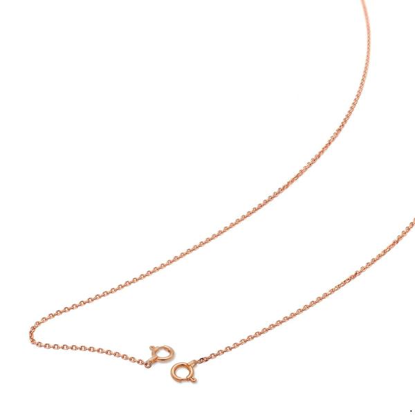 マスクチェーン 18金 ピンクゴールド 4面カット小豆チェーン 幅1.5mm 長さ70cm｜鎖 K1...