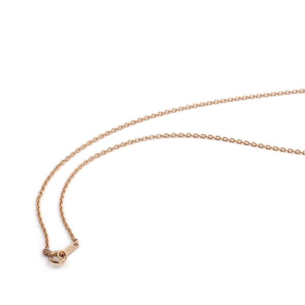 ネックレス チェーン 18金 ピンクゴールド 小豆チェーン 幅1.3mm｜鎖 K18PG k18 1...