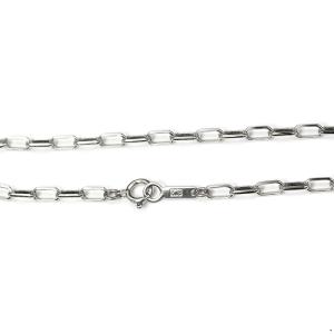 ネックレス チェーン 18金 ホワイトゴールド ロールチェーン 幅2.4mm