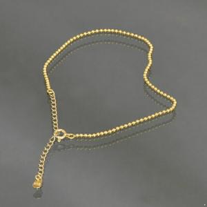 アンクレット チェーン 18金 イエローゴールド 2面カット喜平チェーン