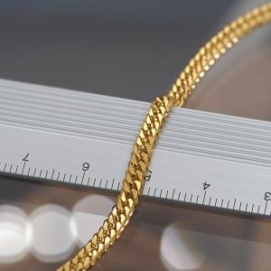 アンクレット チェーン 18金 イエローゴール...の詳細画像4