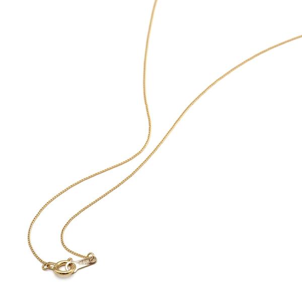 ネックレス チェーン 18金 イエローゴールド 2面カット喜平チェーン 幅0.6mm｜鎖 K18YG...