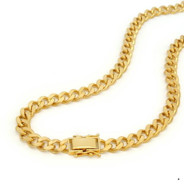 ネックレス チェーン 18金 イエローゴールド 2面カット喜平チェーン 幅14.0mm｜鎖 K18Y...