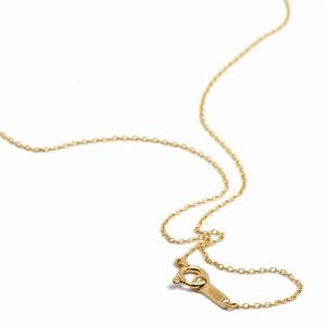 ネックレス チェーン 18金 イエローゴールド カットボールチェーン 幅