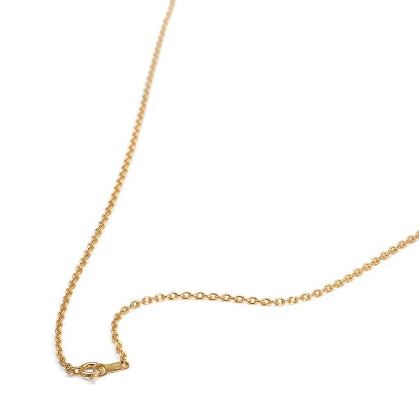 ネックレス チェーン 18金 イエローゴールド 小豆チェーン 幅1.7mm｜鎖 K18YG k18 ...