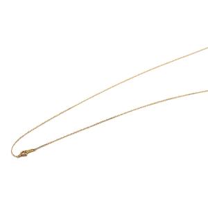 ネックレス チェーン 18金 イエローゴールド グリームカット入り4面カットロング小豆チェーン 幅1.0mm｜鎖 K18YG k18 18k 貴金属 レディース メンズ