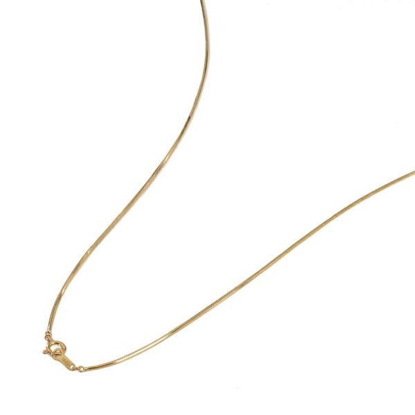 ネックレス チェーン 18金 イエローゴールド 8面カットスネークチェーン 幅0.85mm｜鎖 K1...