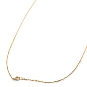 ちぃ k18アンクレット クローバーチェーン 1.6㎜幅つけっぱなし