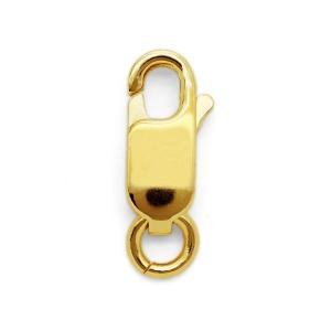 1個売り】 留め具 18金 イエローゴールド フック ロブスタークラスプ