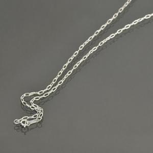 ネックレス チェーン シルバー925 小豆チェーン 幅3.4mm 長さ55cm｜鎖