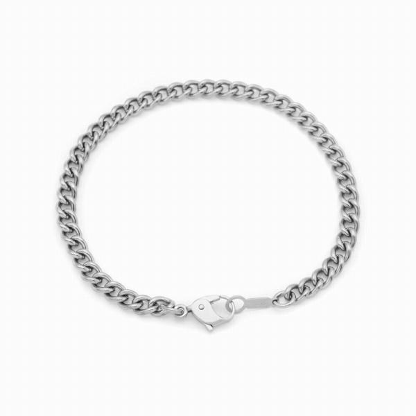 ブレスレット チェーン 純チタン カット無し喜平チェーン 幅4.4mm 長さ22cm｜鎖 チタン ア...