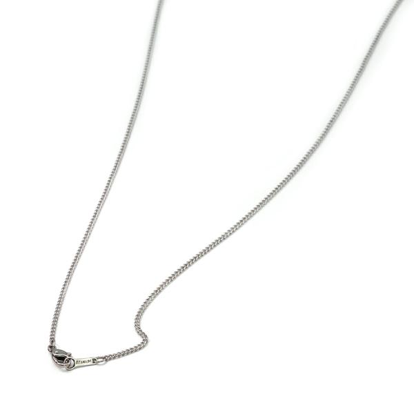 ネックレス チェーン 純チタン カット無し喜平チェーン 幅1.5mm 長さ90cm｜鎖 チタン アク...