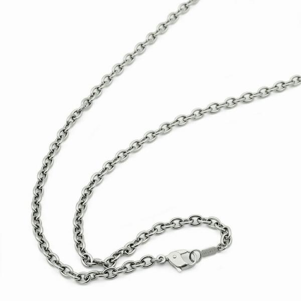ネックレス チェーン 純チタン 小豆チェーン 幅3.8mm 長さ80cm｜鎖 チタン アクセサリー ...