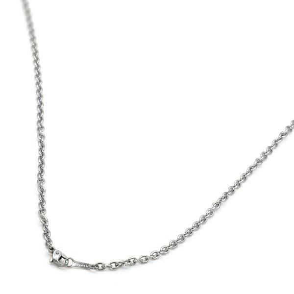 ネックレス チェーン 純チタン 小豆チェーン 幅3.0mm 長さ55cm｜鎖 チタン アクセサリー ...