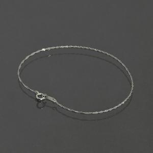ブレスレット チェーン PT850 プラチナ ベネチアンチェーン 幅0.7mm
