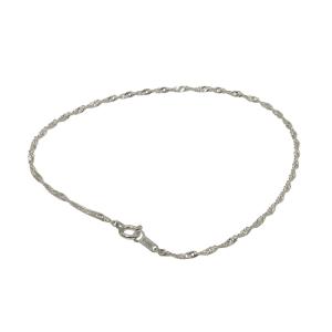 ブレスレット チェーン PT850 プラチナ スクリューチェーン 幅1.7mm