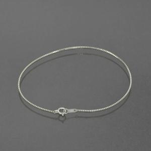 pt850 プラチナ　ベネチアンチェーン0.7mm ブレスレット　レディース Pt850 プラチナ ブレスレット ベネチアン 18cm 0.8mm 【ペンダント