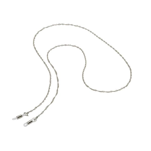 メガネチェーン PT850 プラチナ スクリューチェーン（筒型） 幅1.7mm 長さ70cm 眼鏡チ...