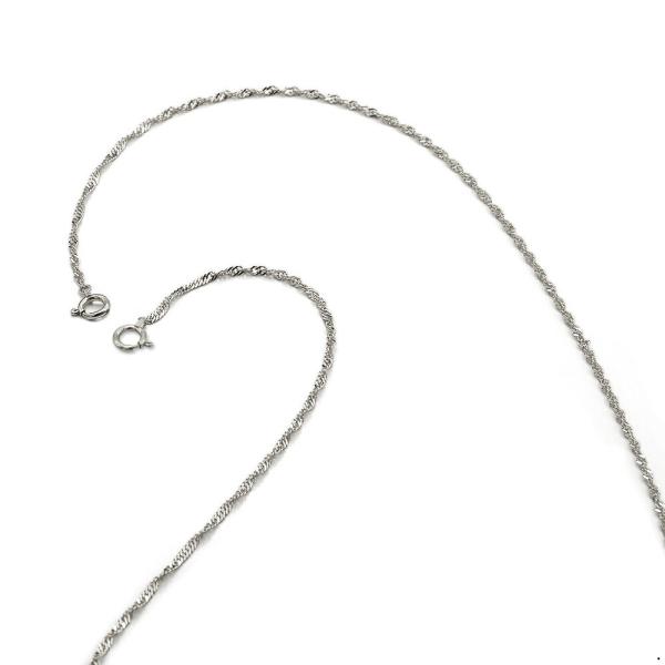 マスクチェーン PT850 プラチナ スクリューチェーン 幅1.7mm 長さ70cm｜鎖 850pt...