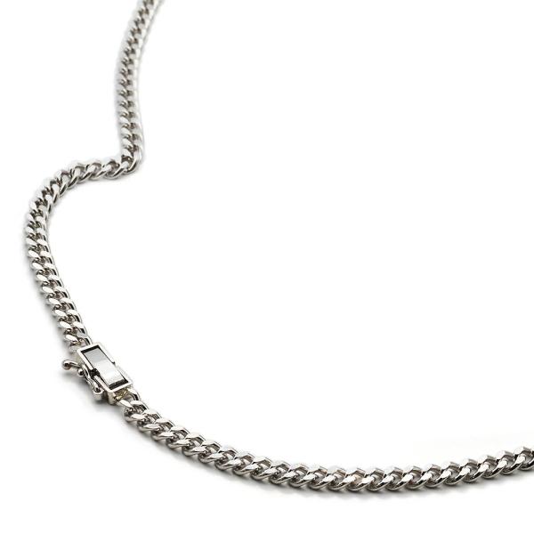 ネックレス チェーン PT850 プラチナ 2面カット喜平チェーン 幅3.6mm｜鎖 850pt 貴...