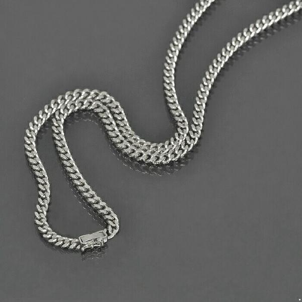 ネックレス チェーン PT850 プラチナ 2面カット喜平チェーン 幅3.3mm｜鎖 850pt 貴...