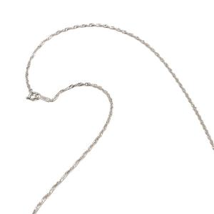 ネックレス チェーン PT850 プラチナ スクリューチェーン 幅2.4mm｜鎖