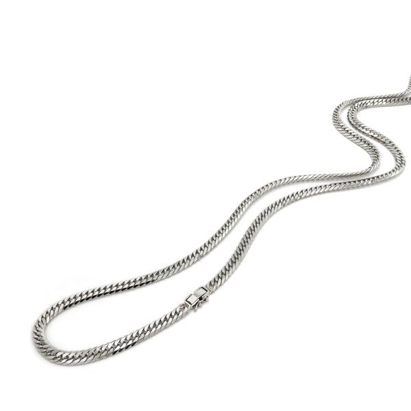 ネックレス チェーン PT850 プラチナ 6面カットダブル喜平チェーン 幅5.2mm｜鎖 850p...