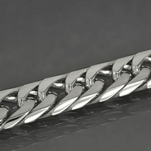 SAAD サード ネックレス チェーン 50cm シルバー925 4面カットあずき