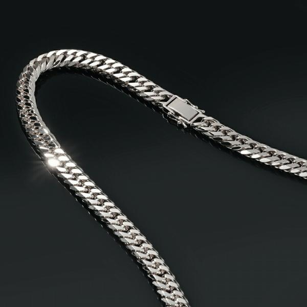 ネックレス チェーン PT850 プラチナ 6面カットダブル喜平チェーン 幅10.9mm｜鎖 850...