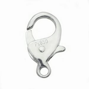 1個売り】 留め具 PT850 プラチナ フック 縦23.0mm 横12.0mm カニカン 