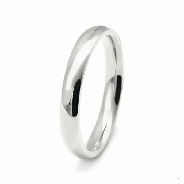 指輪 PT900 プラチナ 甲丸リング 幅3.0mm ピンキーリングもございます 地金リング｜900...