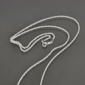 ヴィンテージ シルバー チェーン ネックレス ロープ 刻印 ネックレス チェーン シルバー925 ルーズロープチェーン 幅1.9mm 長さ